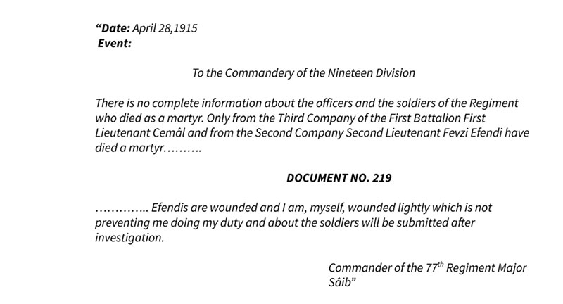 Translation of the Martyr Declaration